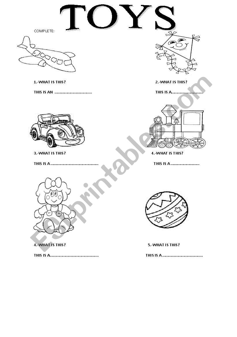 toys 2 worksheet