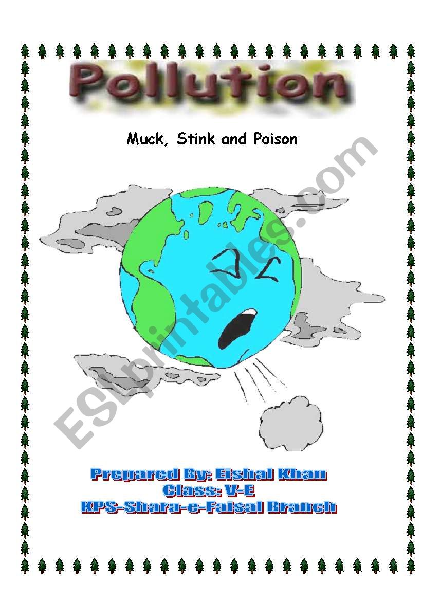 All About Pollution worksheet