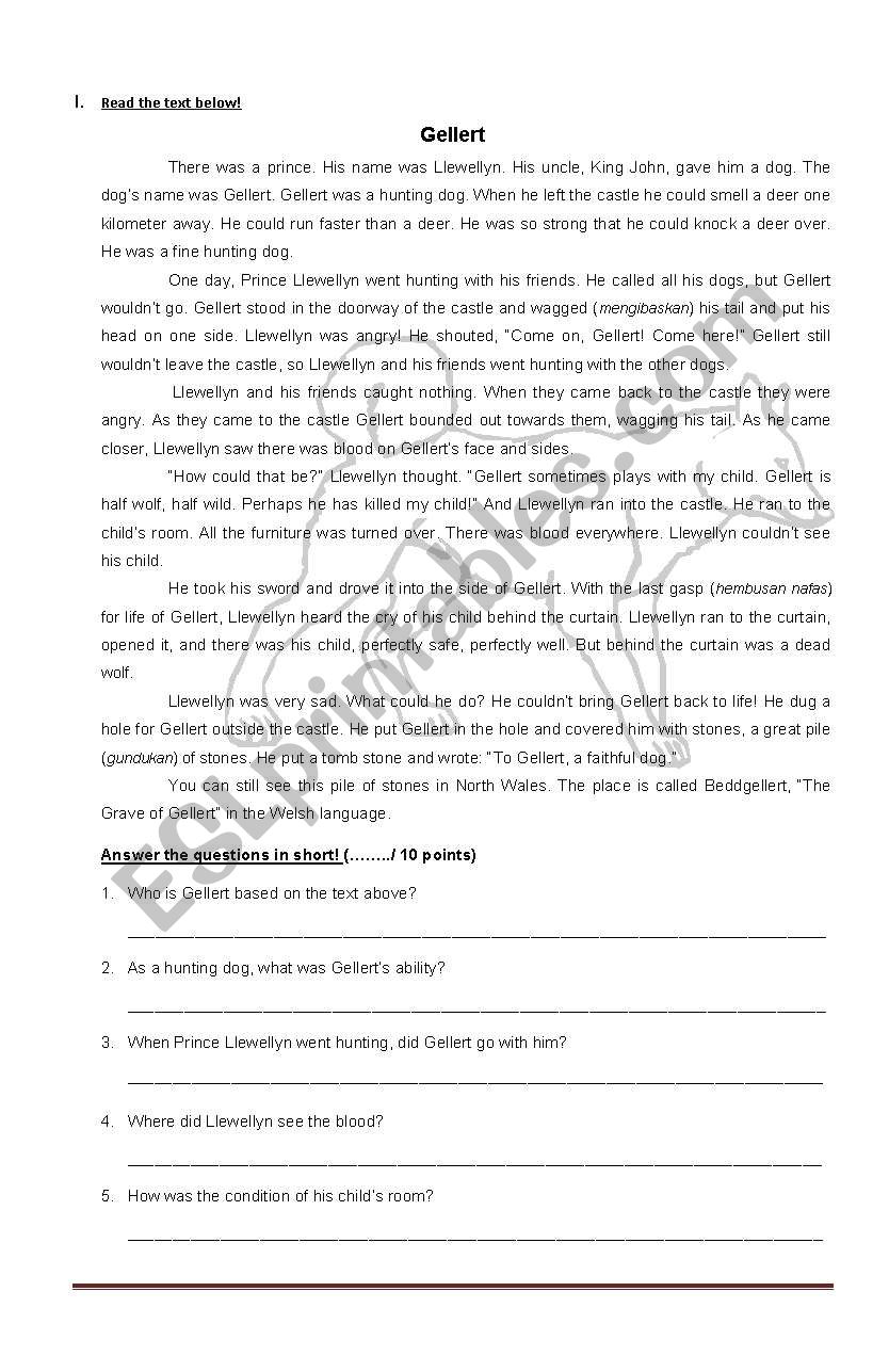 reading-comprehension-possessive-pronouns-other-exercises-esl-worksheet-by-bibip