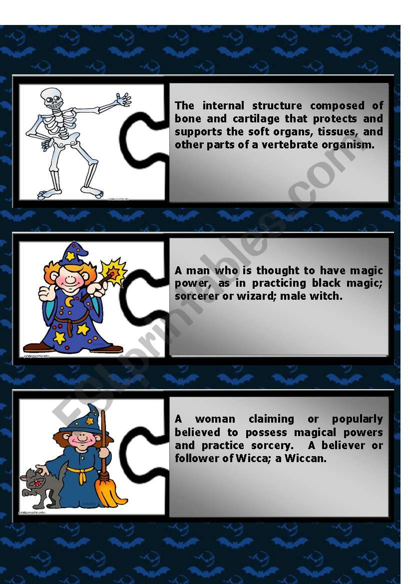 Halloween Puzzle Definitions II