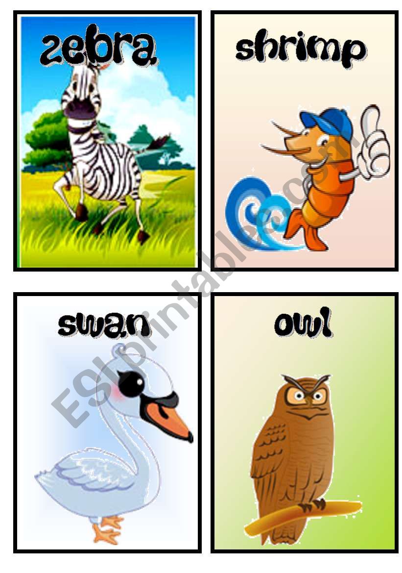 animals worksheet