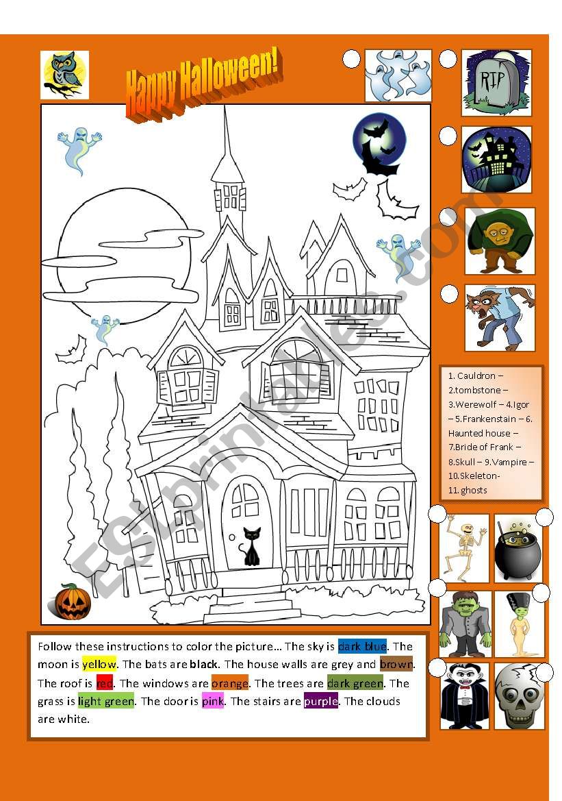 Halloween Fun 2 worksheet