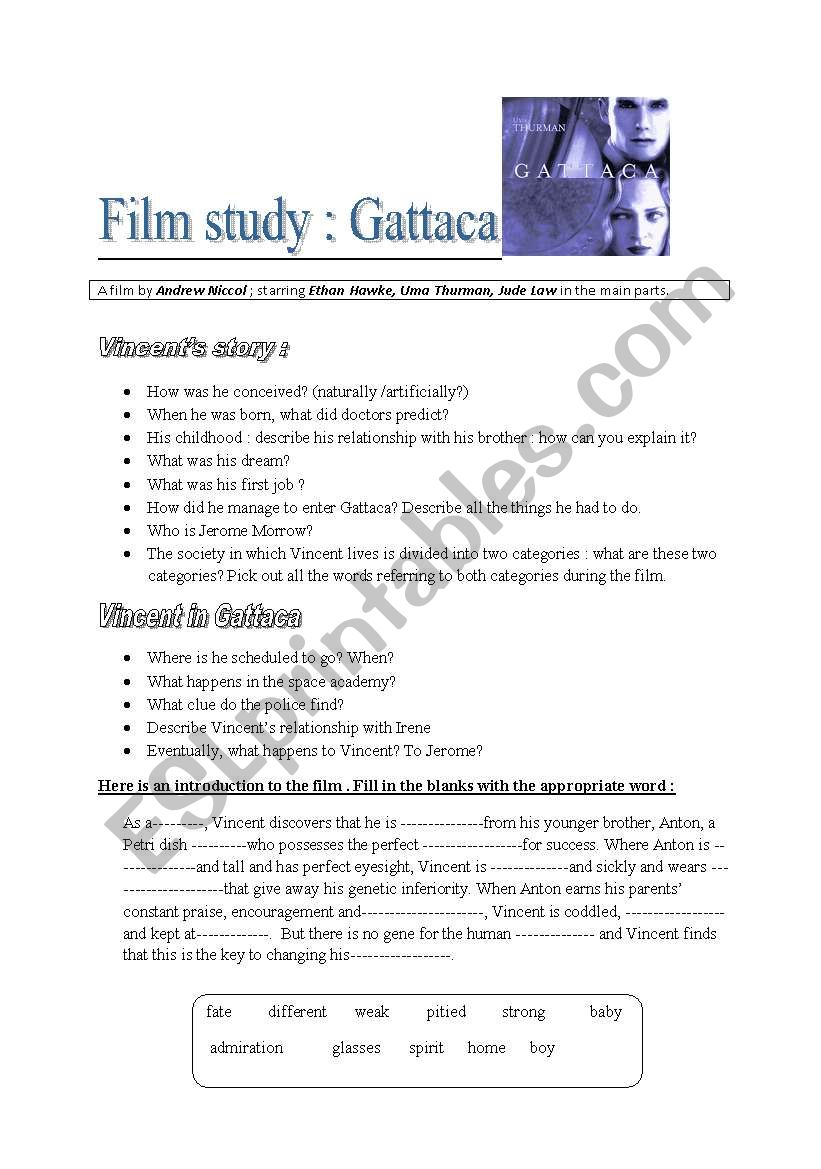 gattaca-esl-worksheet-by-sophie85