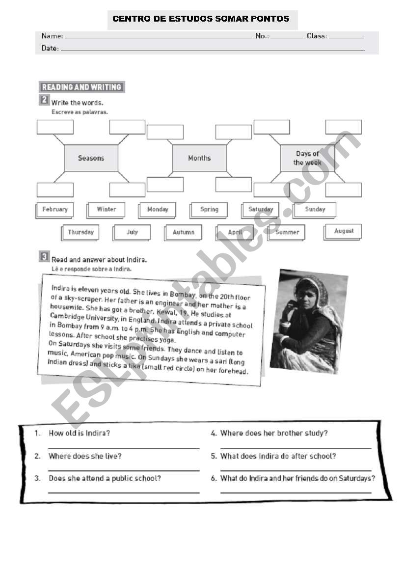 ENGLISH TEST 6TH FORM worksheet