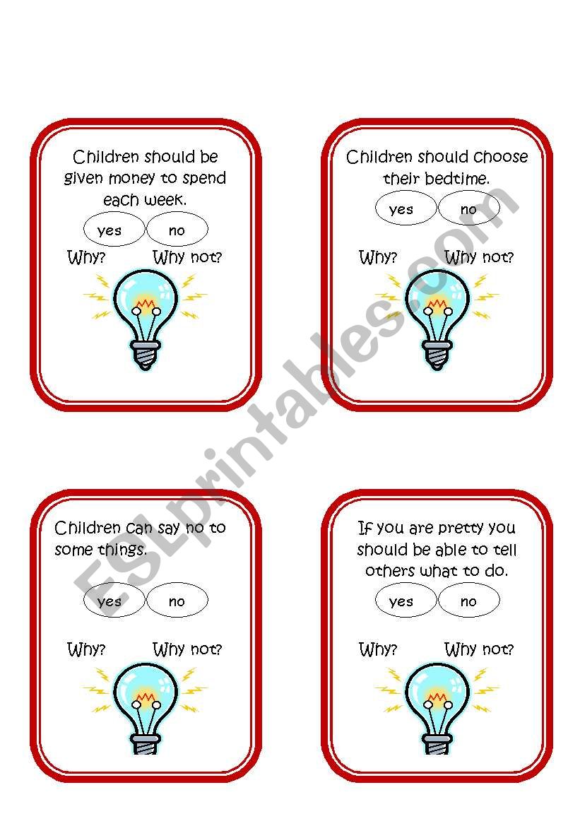 Conversation questions worksheet