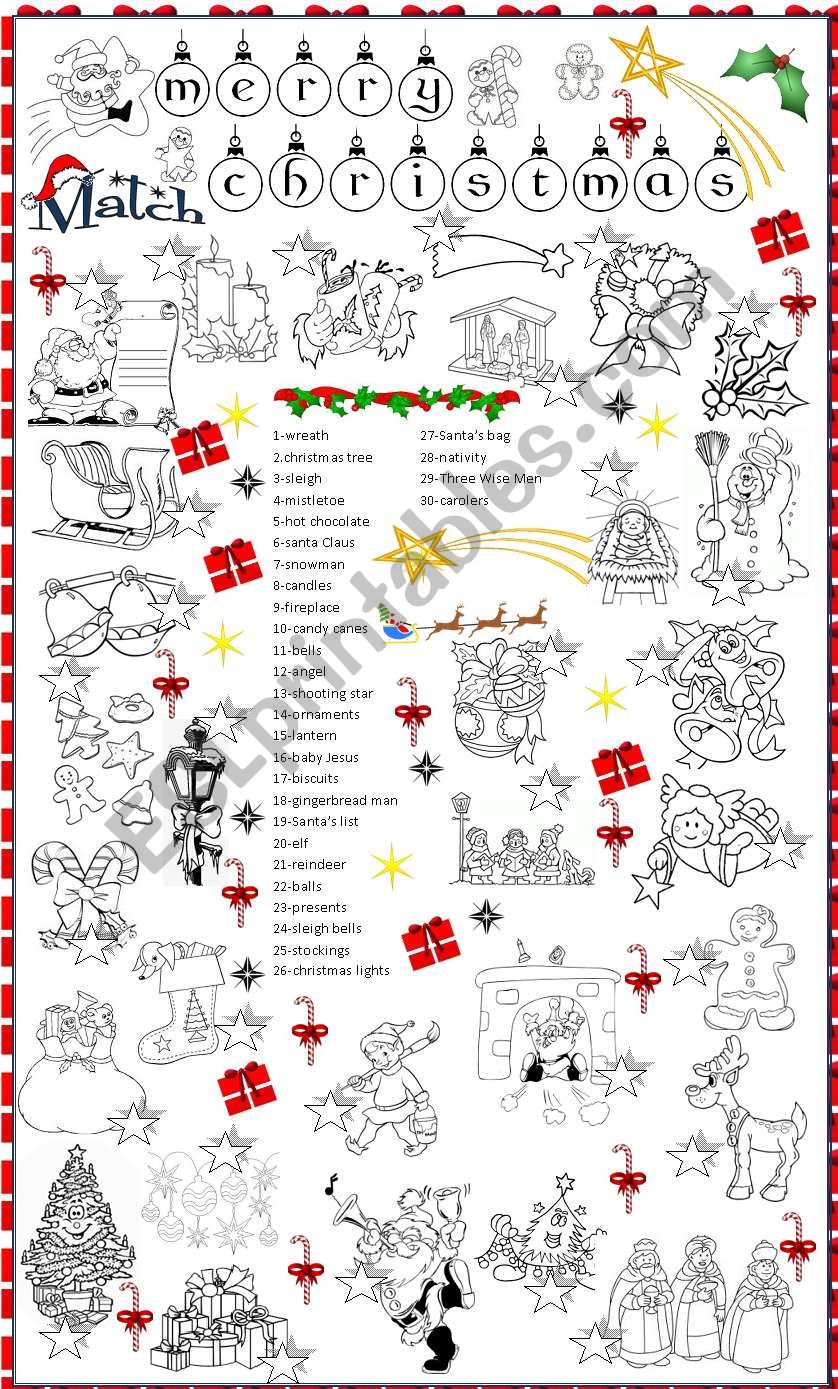 christmas  worksheet