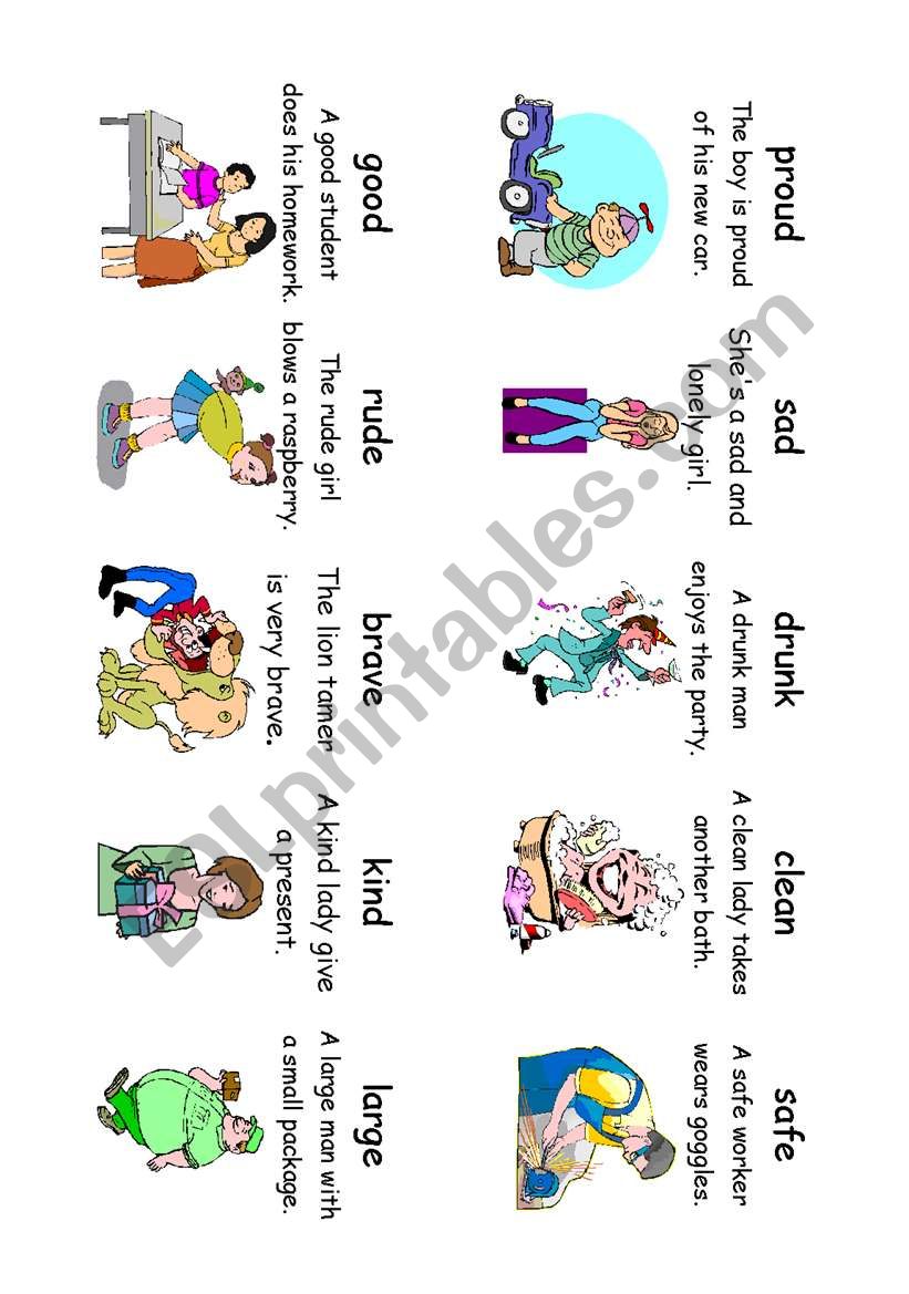 Read! Spell! Do! playing cards (another 30 cards) Adverbs and Adjectives 3
