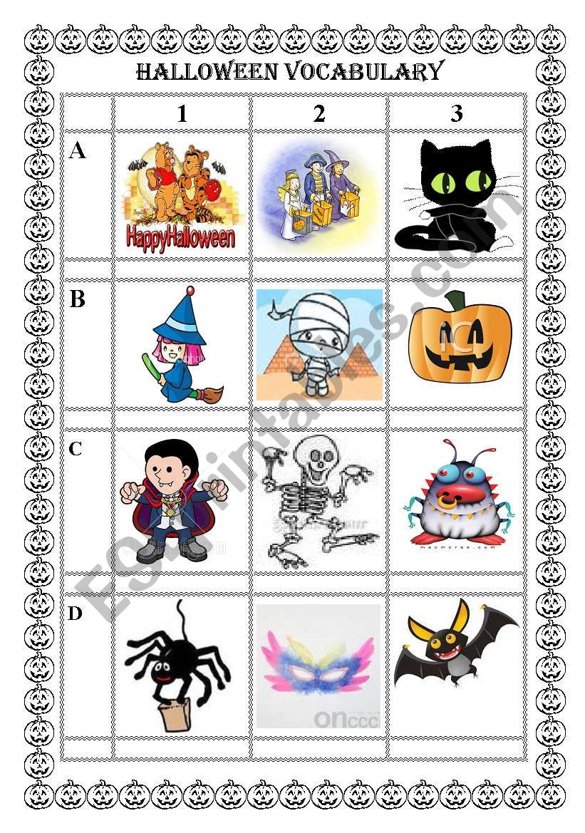 Halloween Worksheet worksheet