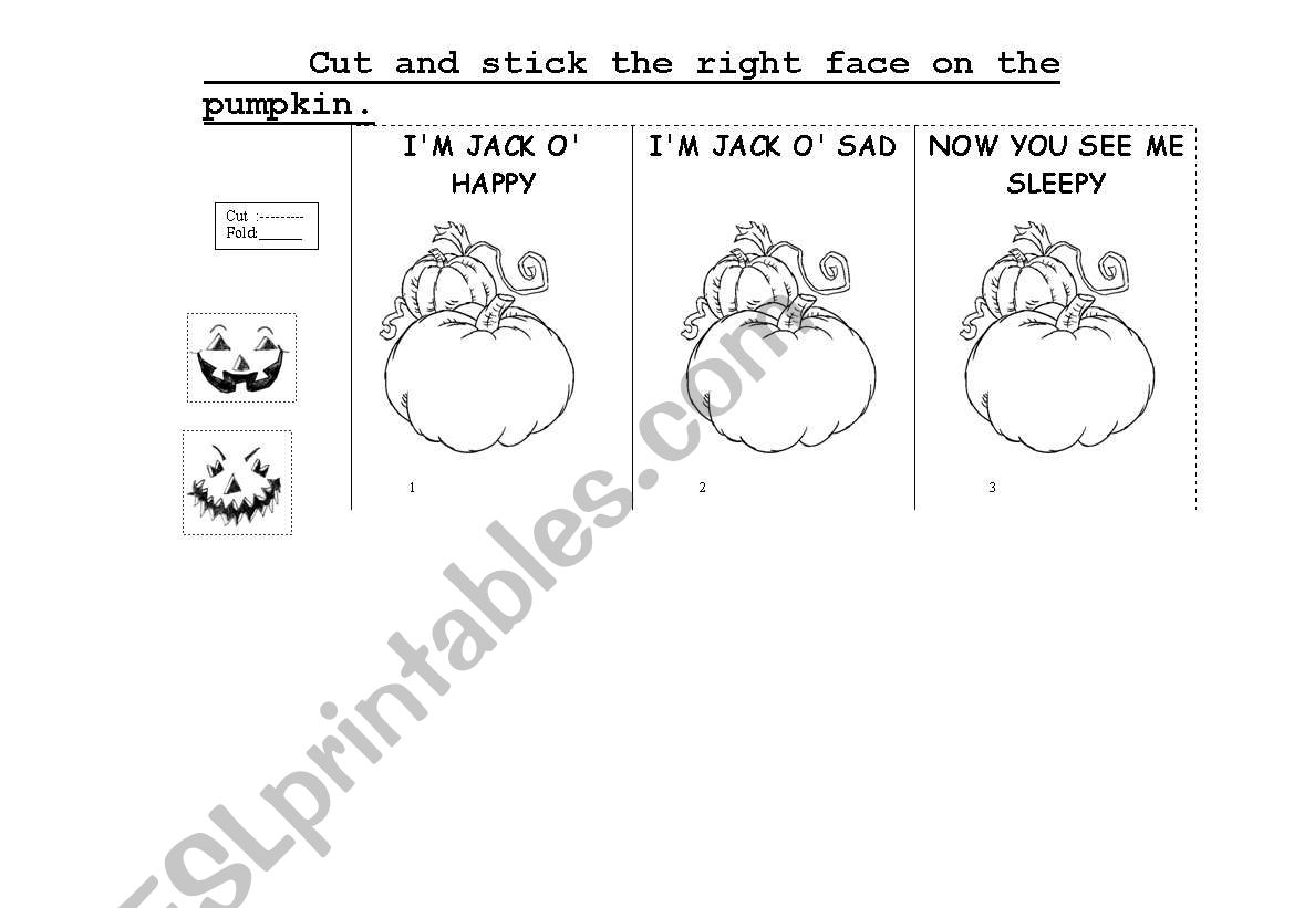  the pumpkin. worksheet