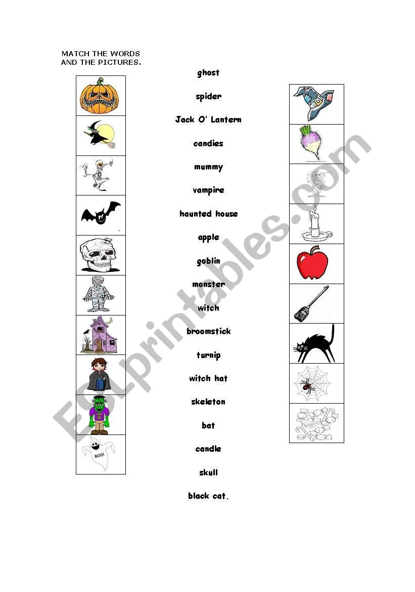 Match the words and the pictures.