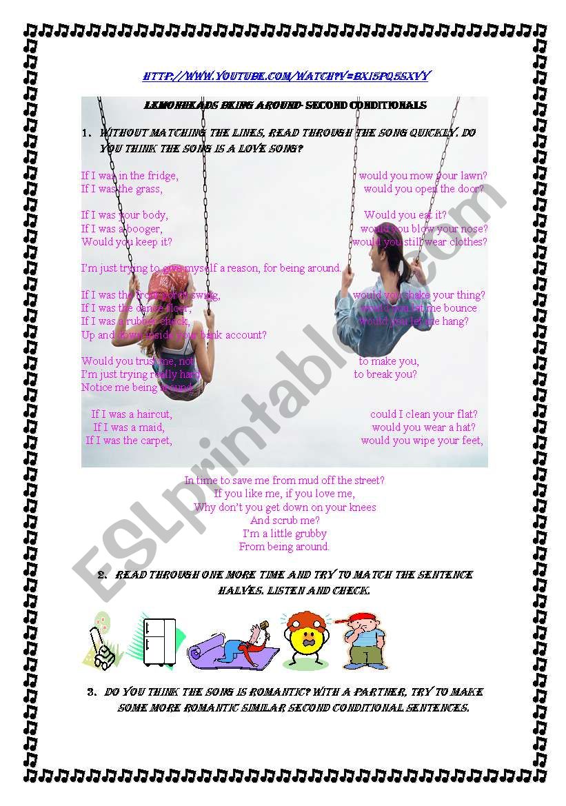lemonhead song worksheet