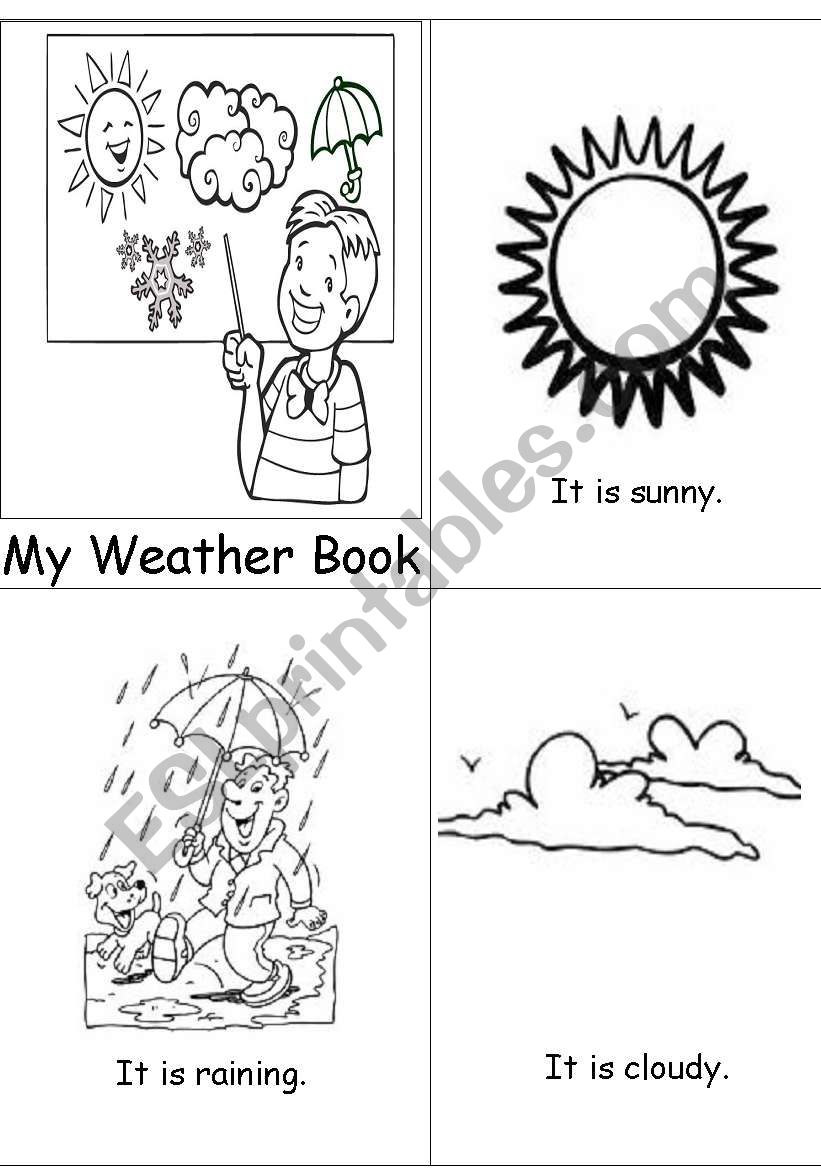 My Weather Booklet worksheet
