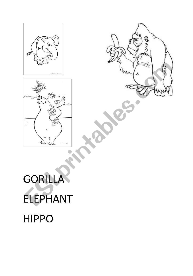 ANIMALS 2 worksheet