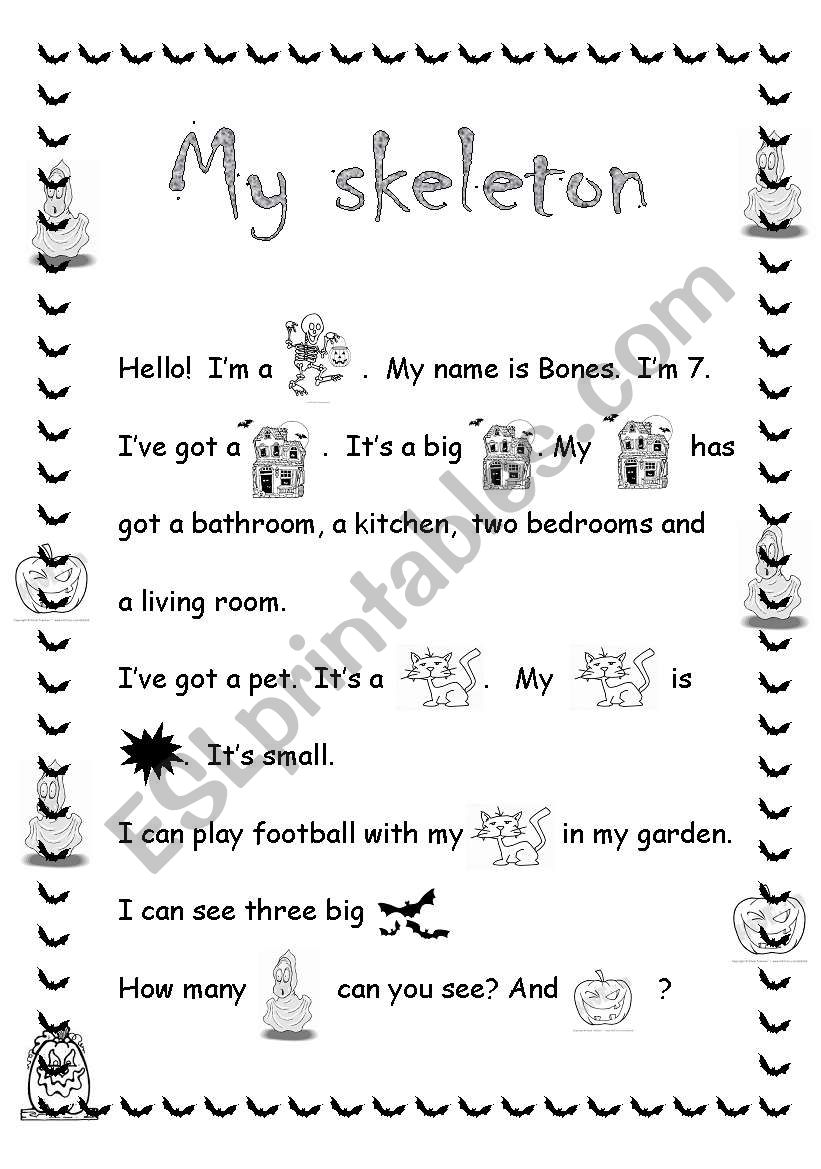 Halloween worksheet