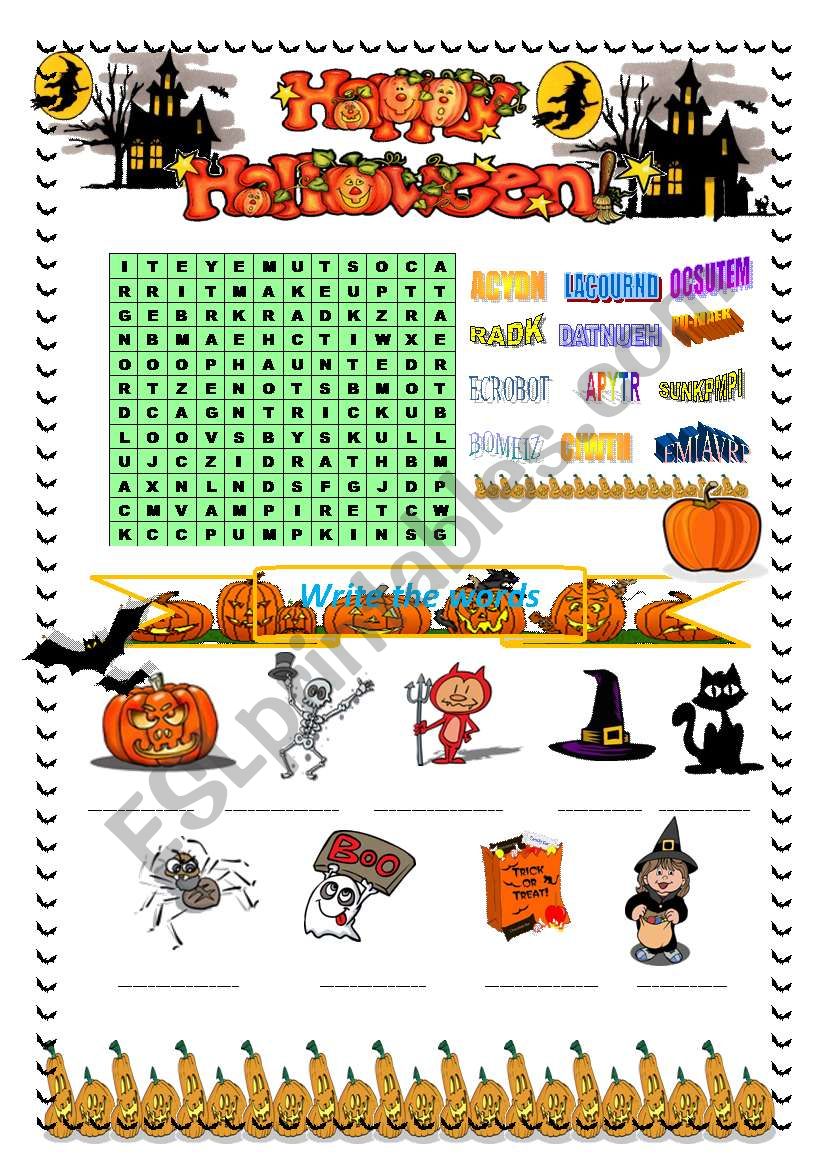 Halloween Fun worksheet