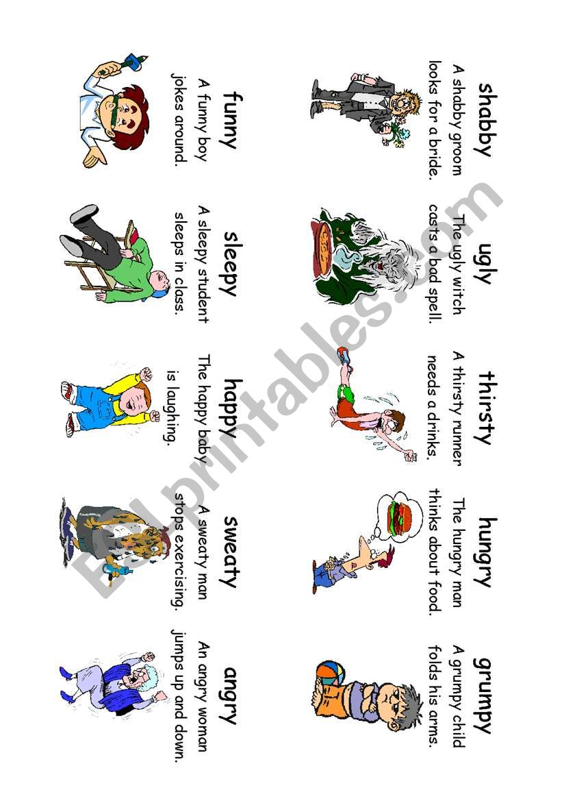 Read! Spell! Do! playing cards (an extra 30 cards) Adverbs and Adjectives 5