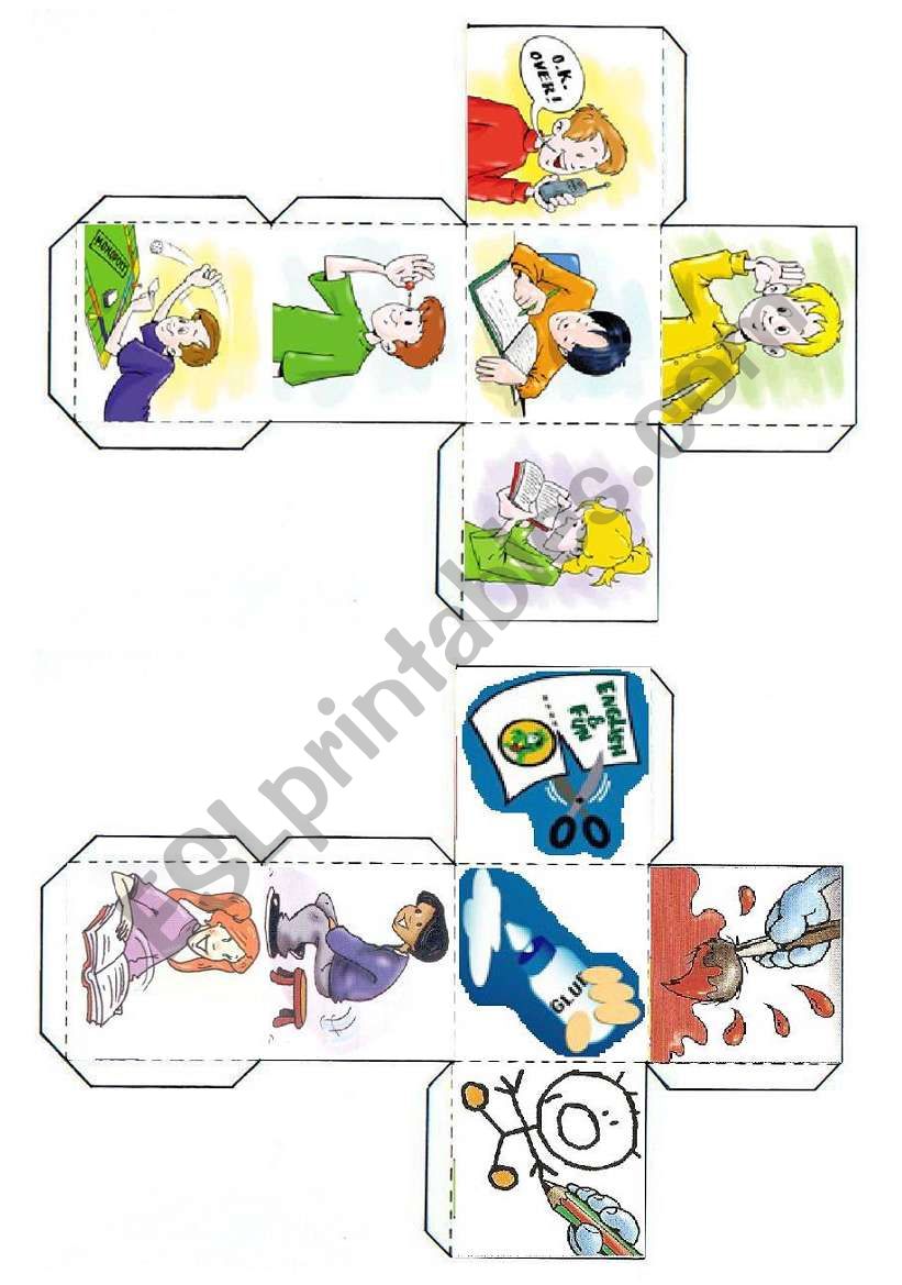 classroom-language-verbs-and-objects-dice-esl-worksheet-by-lroseta