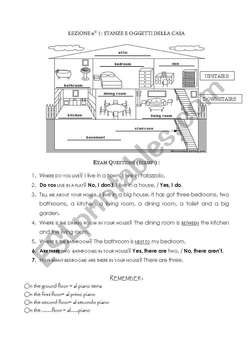 home worksheet