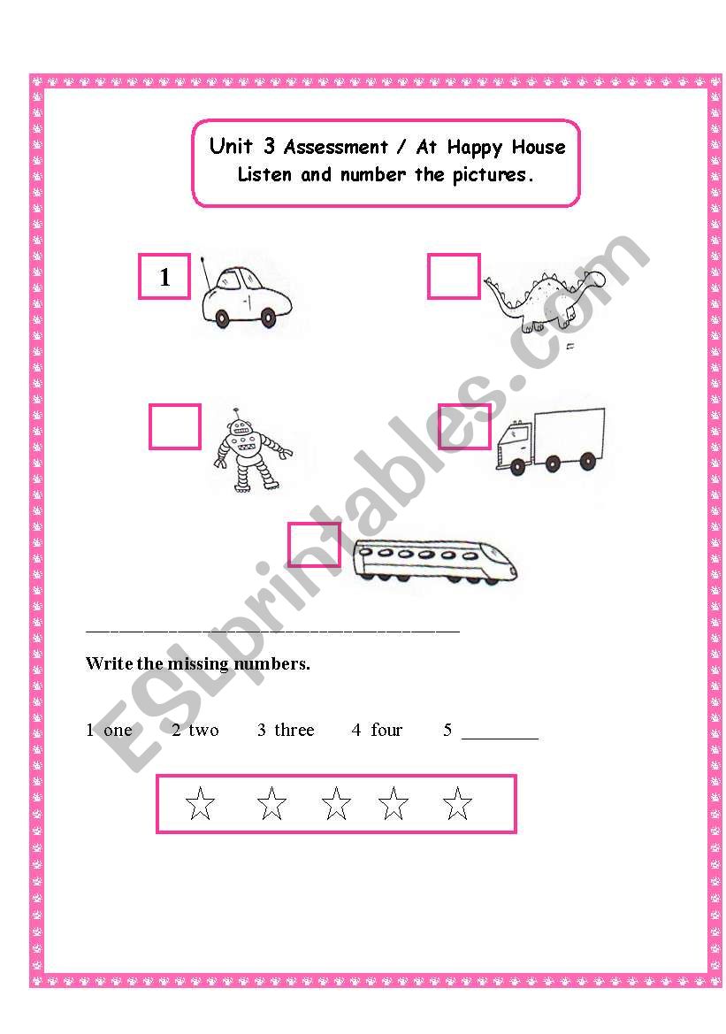 assessment unit 3 worksheet