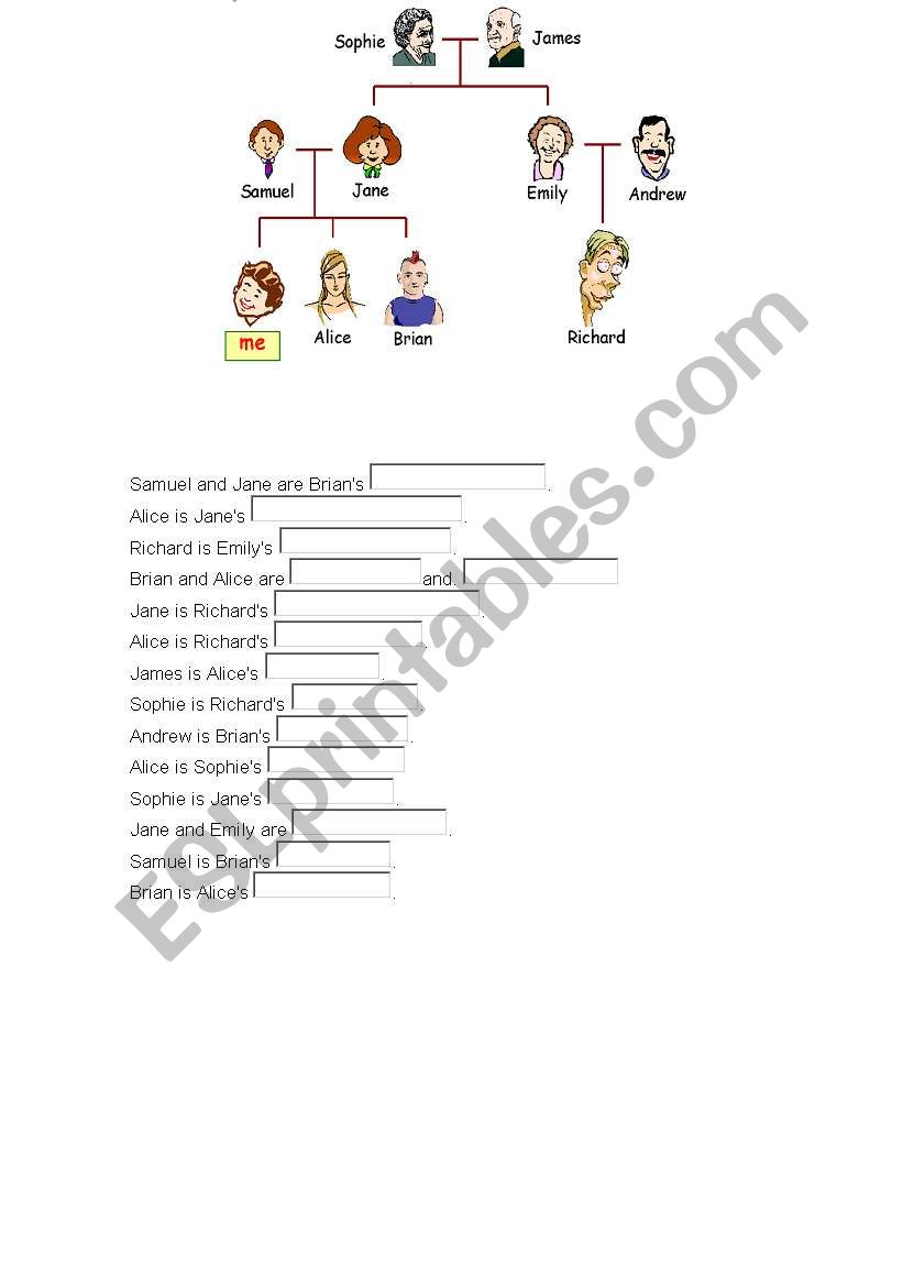 samuel jane and brian worksheet