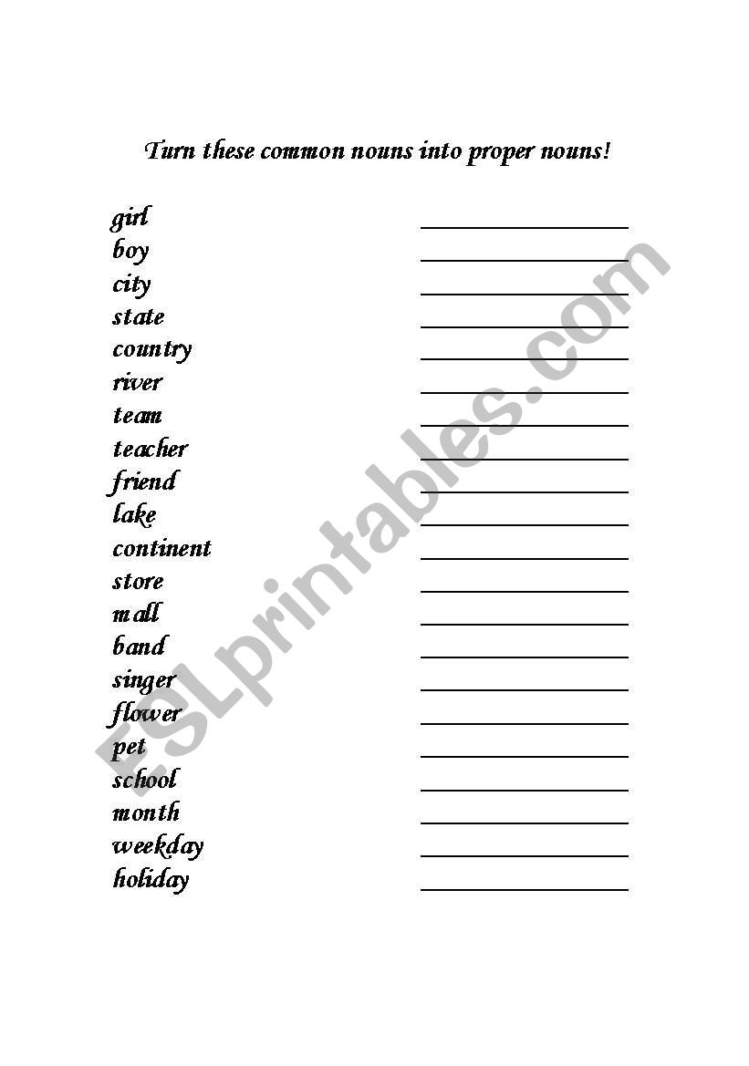 changing-common-nouns-to-proper-nouns-esl-worksheet-by-aclink