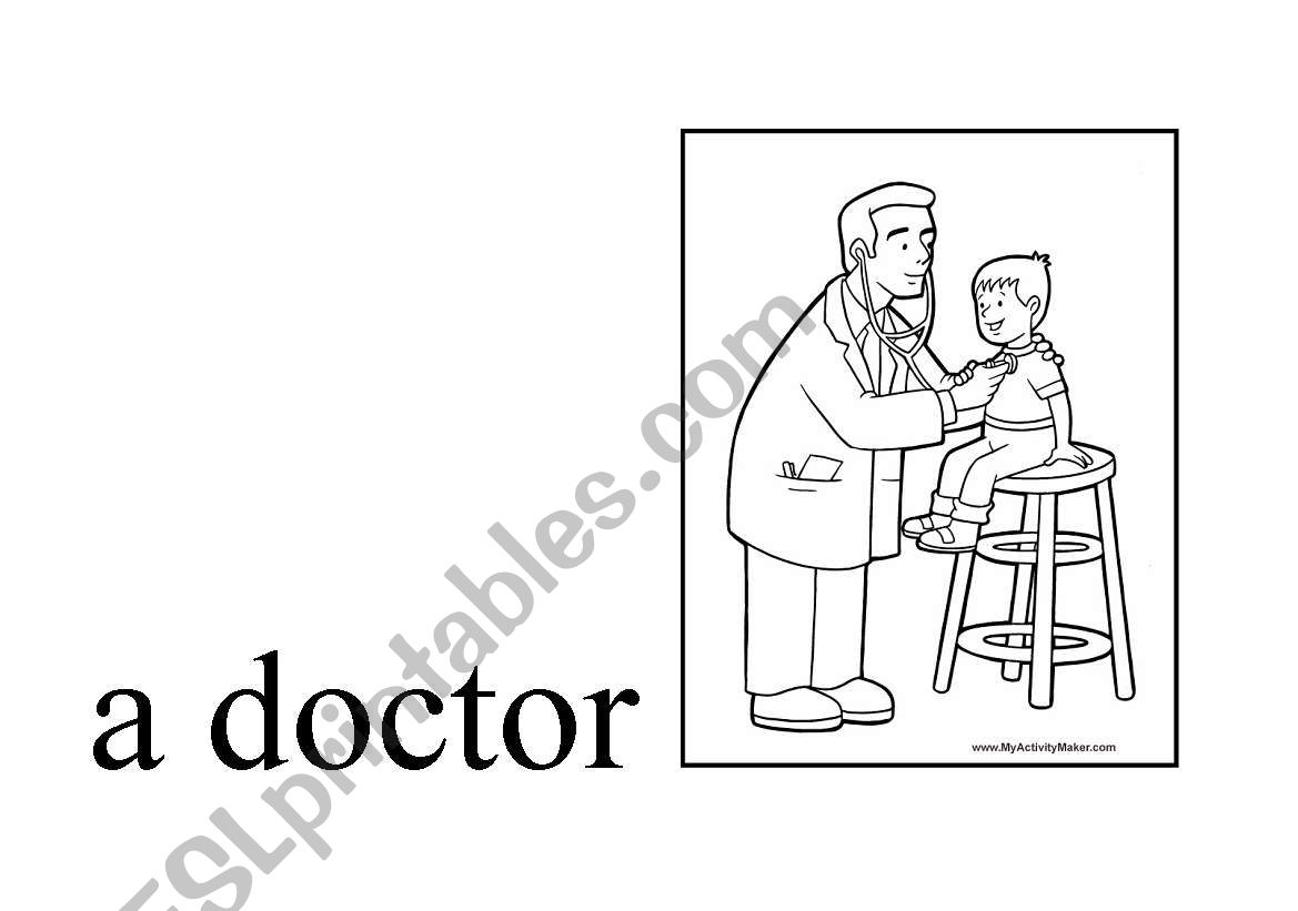 profesions worksheet