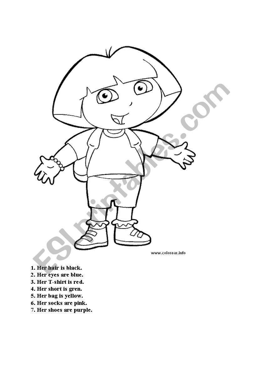 colors and clothes worksheet