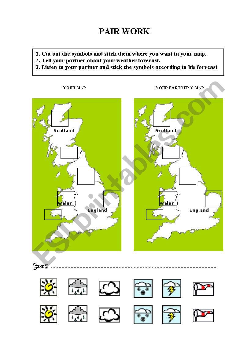 Weather worksheet