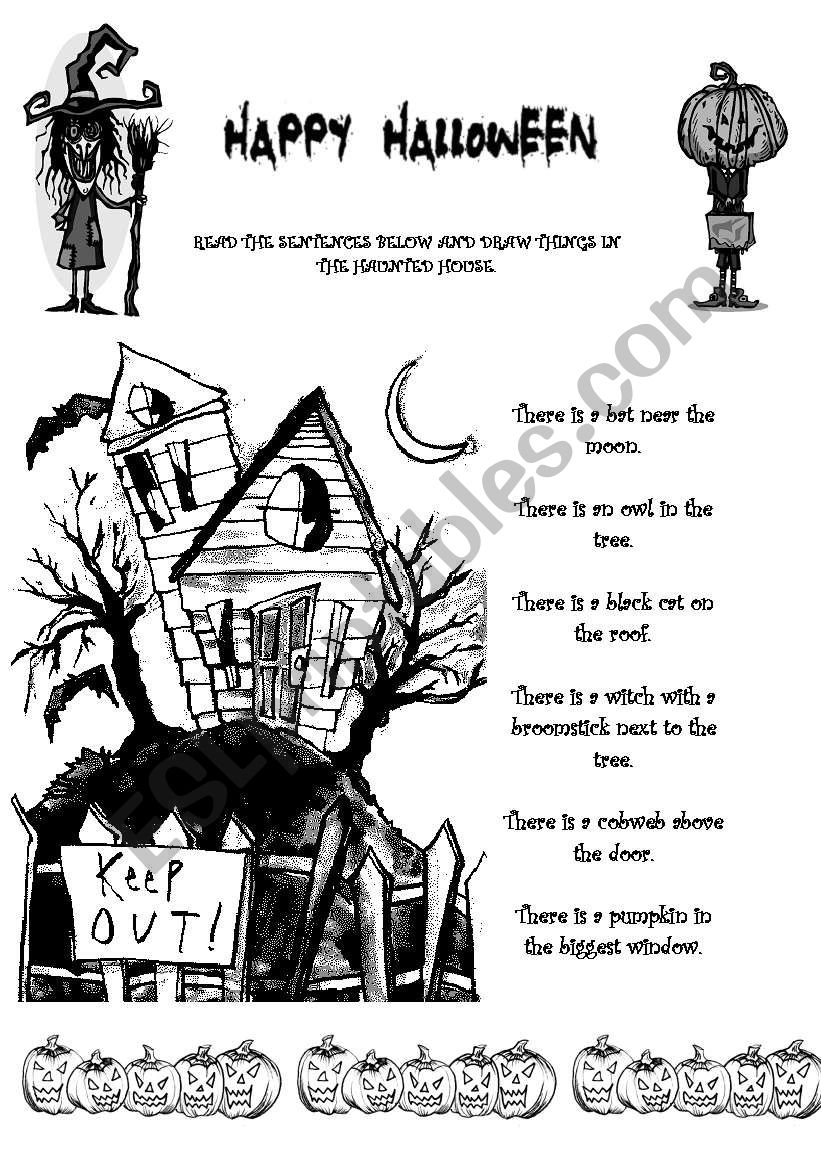 Halloween worksheet