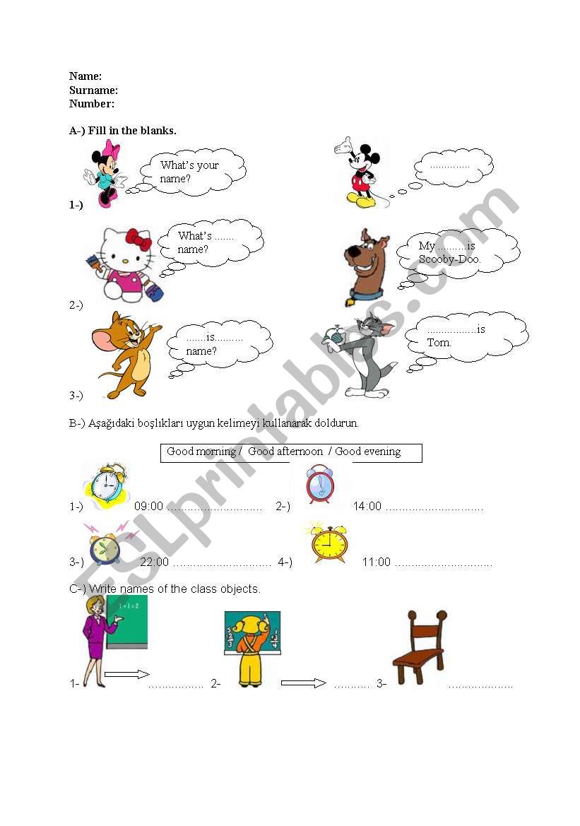 quiz worksheet