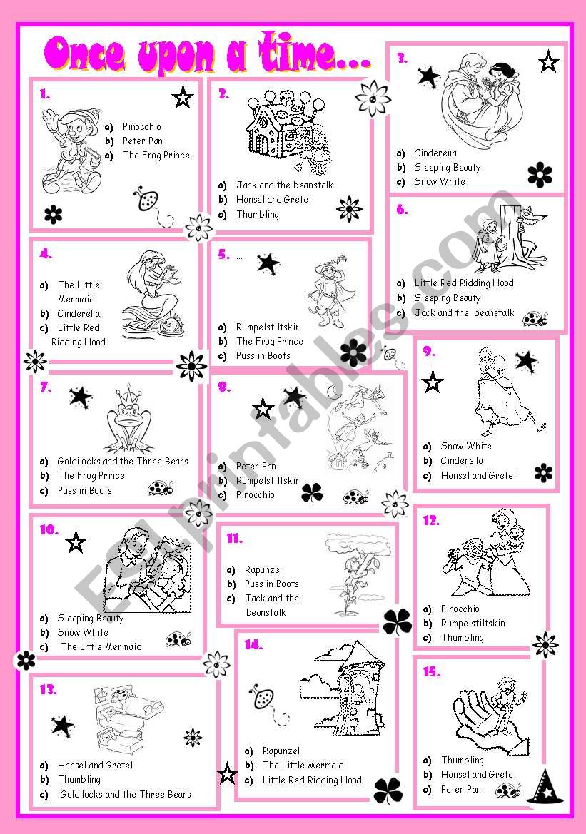 Fairy Tales worksheet