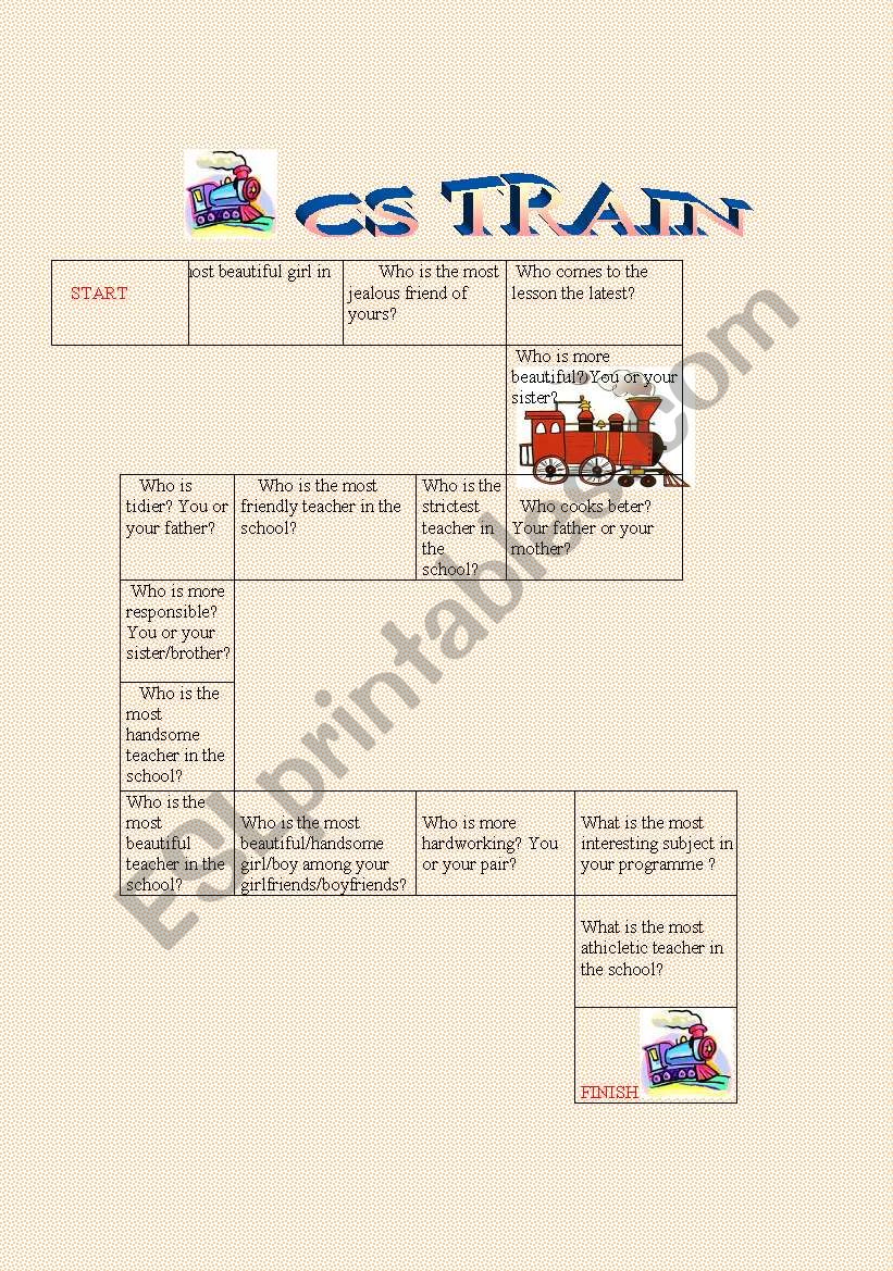 Comparative-superlative  Train