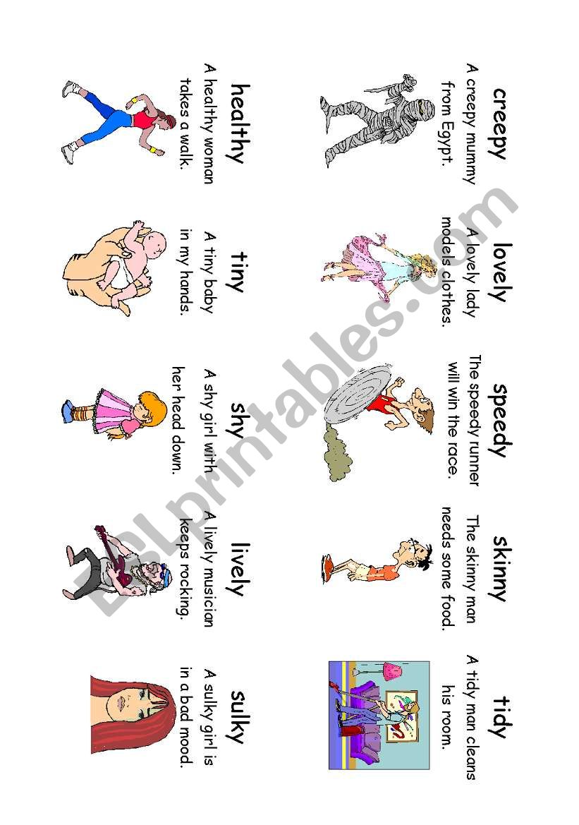 Read! Spell! Do! playing cards (30 more of 240 cards) Adverbs and Adjectives 8