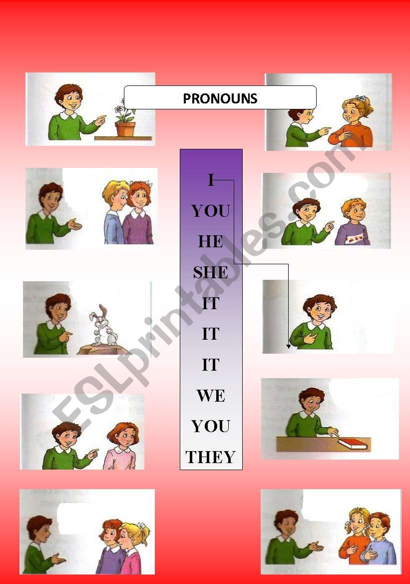 PRONOUNS worksheet