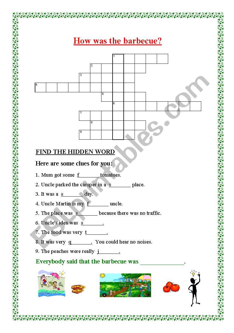 Adjectives worksheet