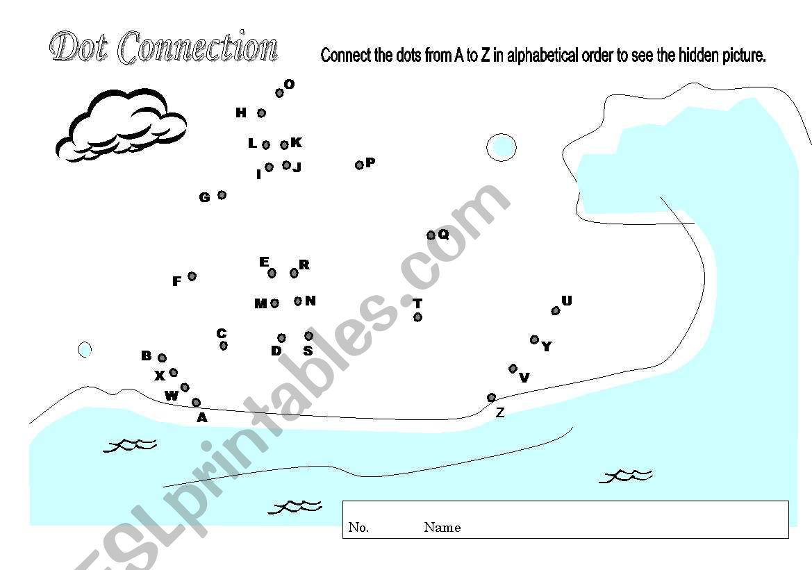 Review Worksheet : Alphabet from A to Z ( Uppercase )