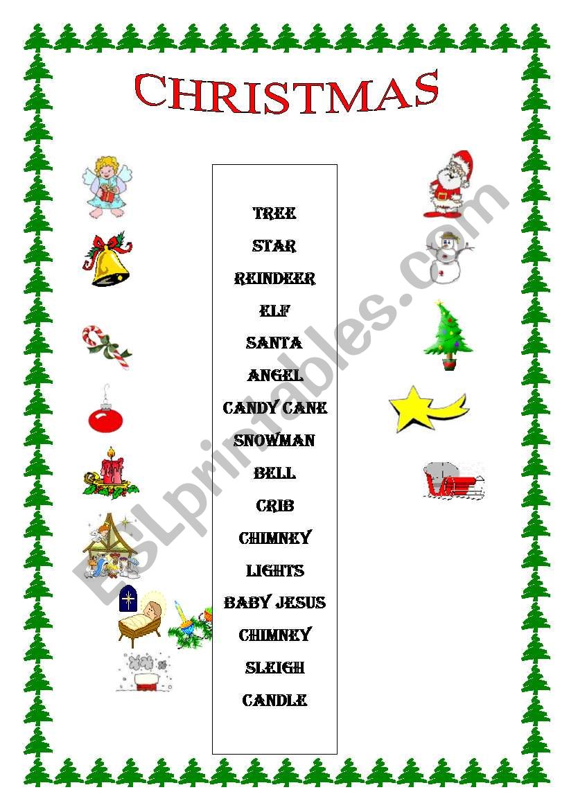 Christmas worksheet