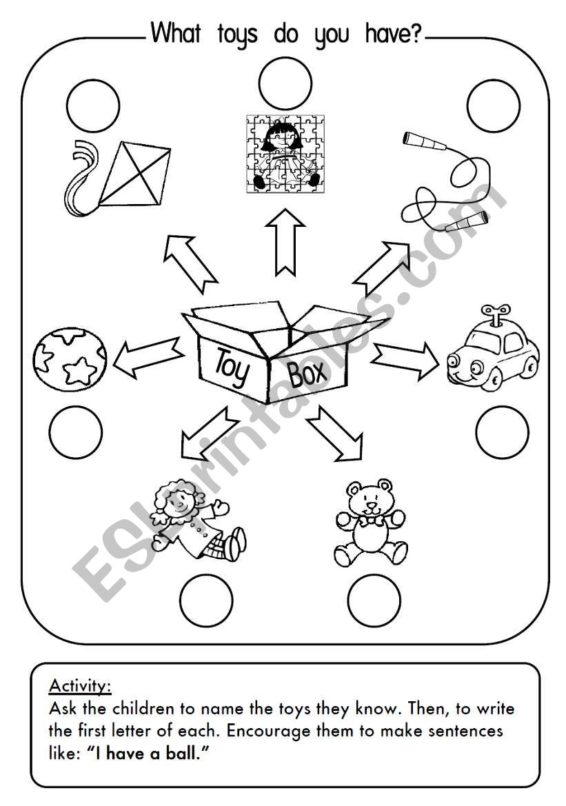 What Toys Do You Have? worksheet