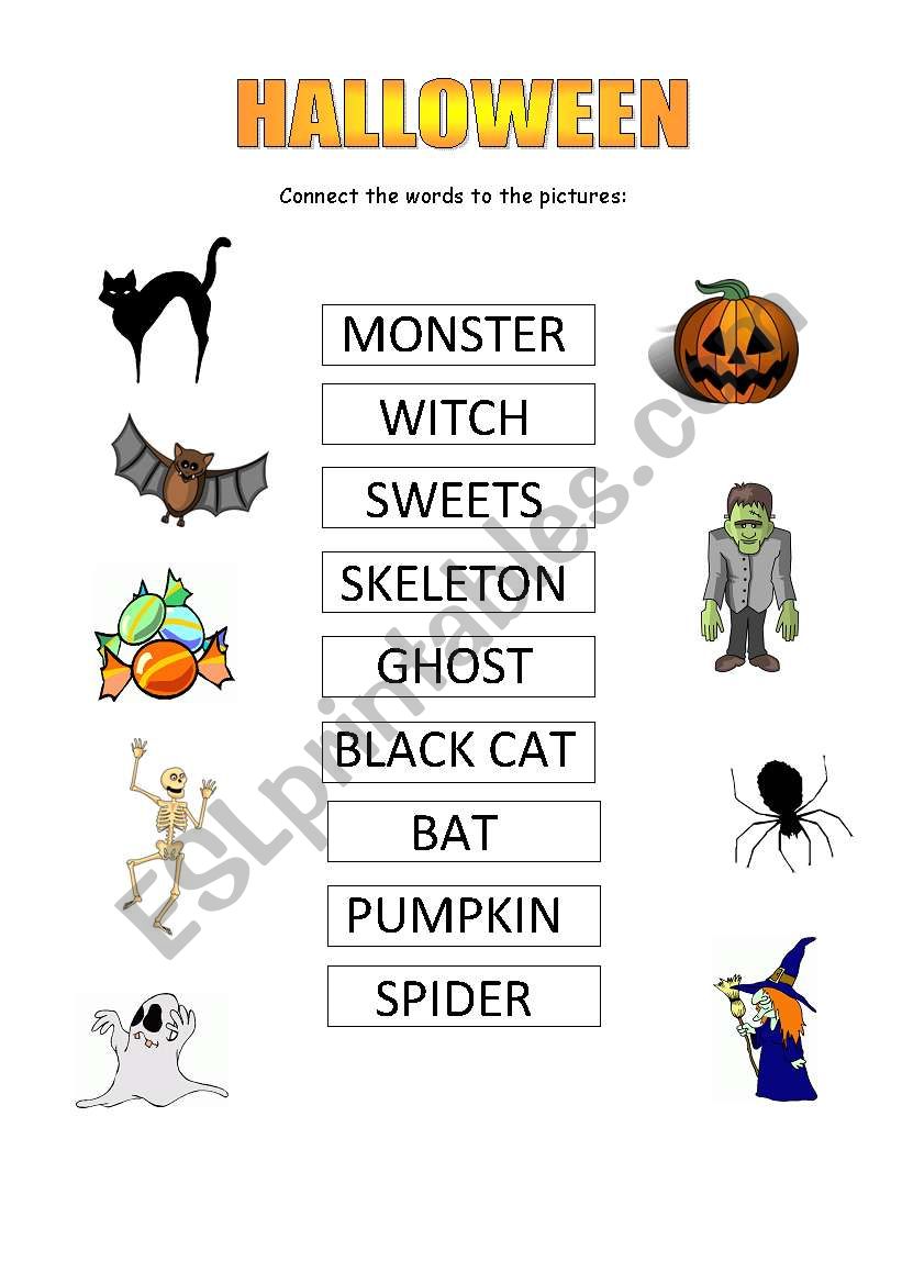 Halloween  worksheet