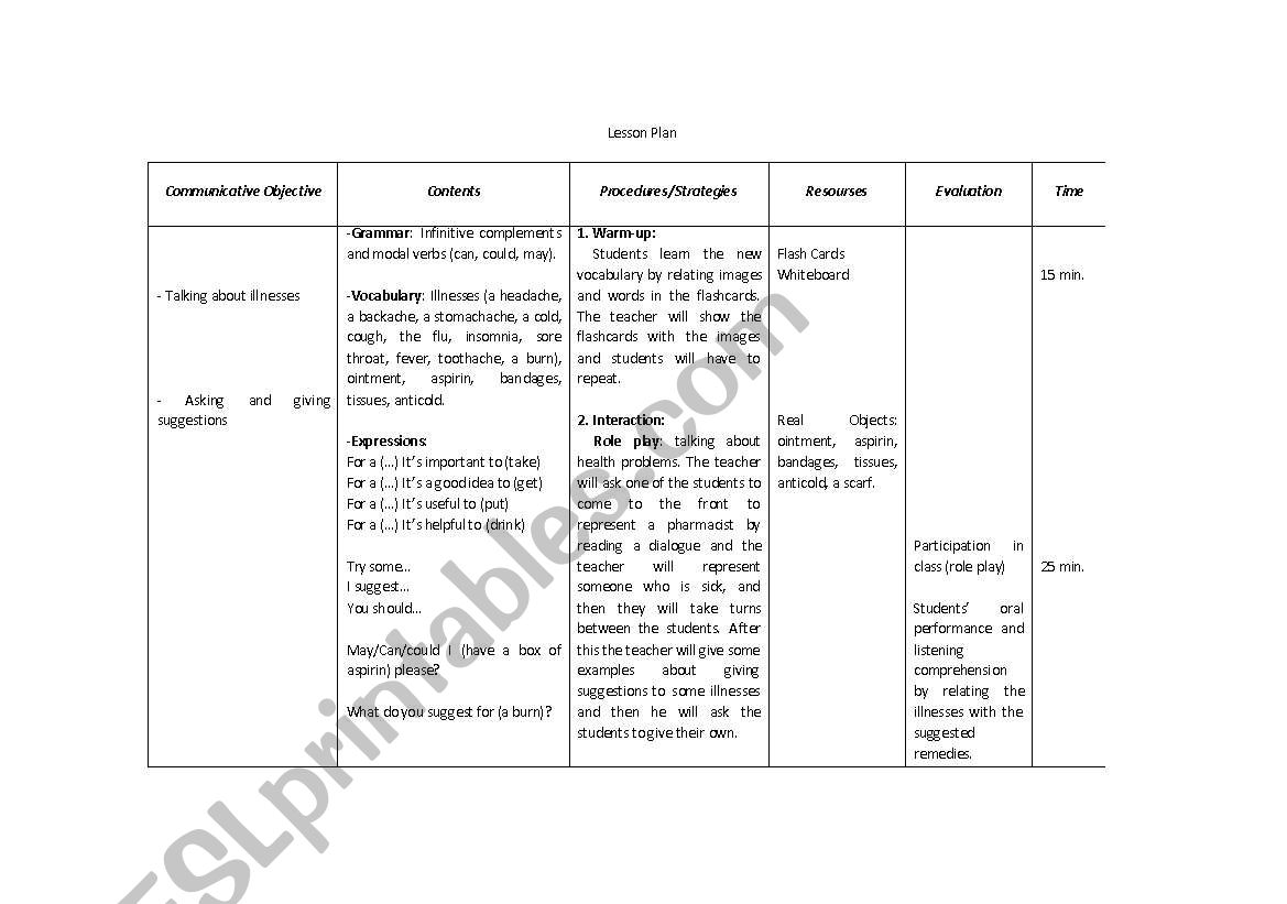 Asking and giving suggestions worksheet