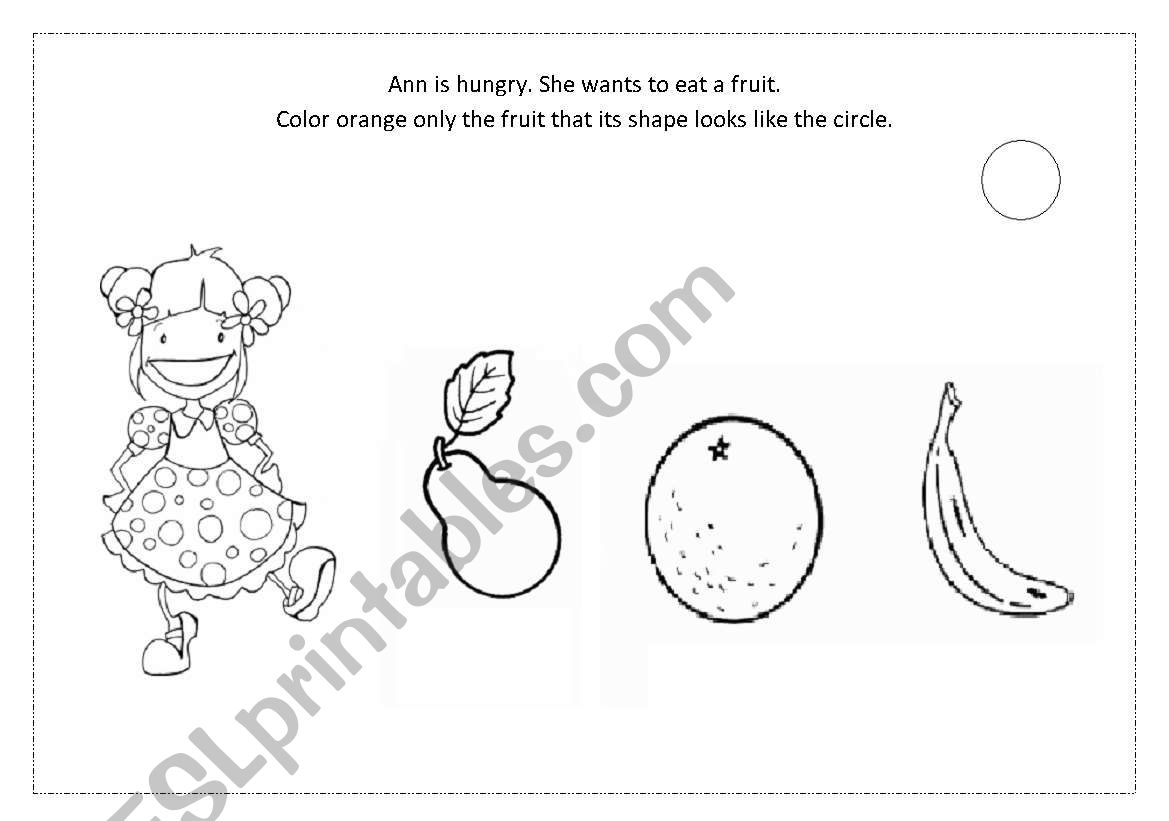 shape-circle worksheet