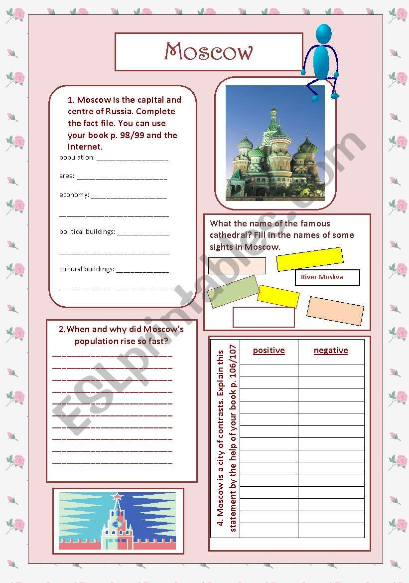Moscow worksheet
