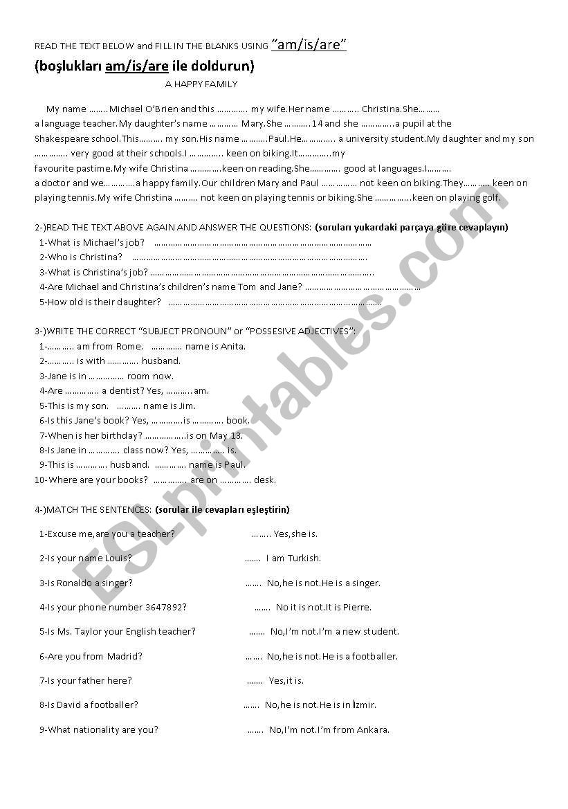 grammar worksheet worksheet