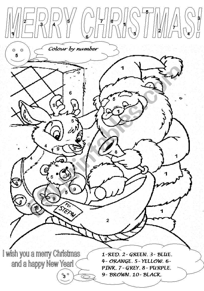 colour-by-number-colours-christmas-esl-worksheet-by-irenfishka503