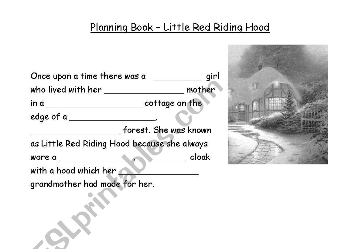 Little Red Riding Hood worksheet