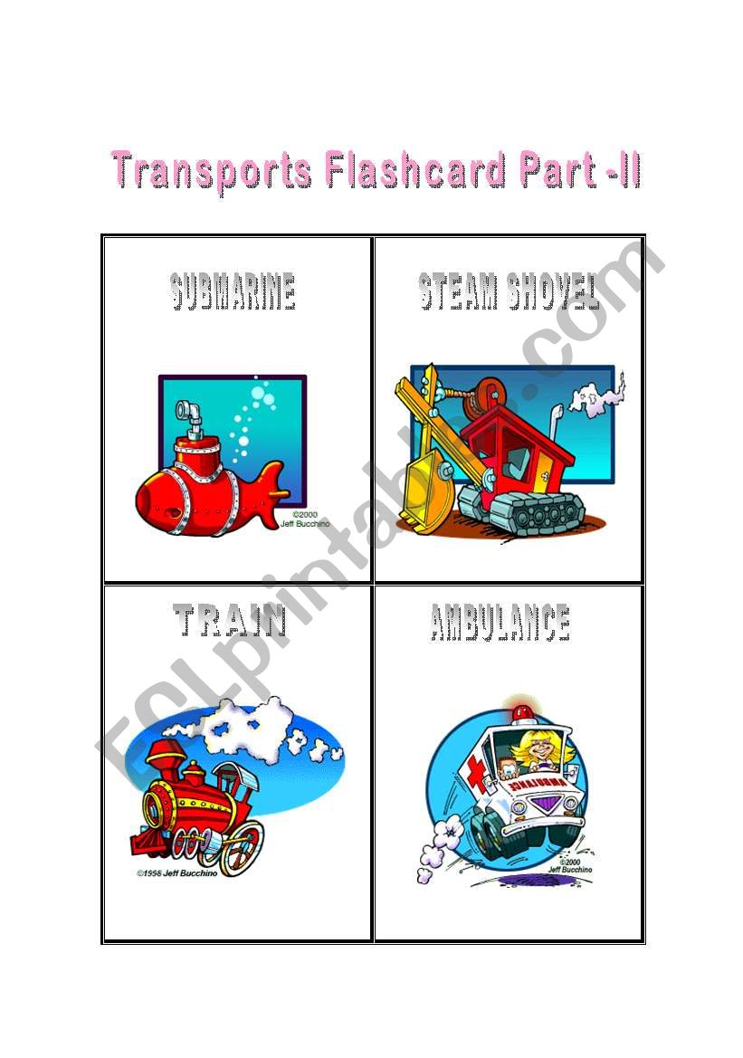 Transport - Flashcard Part - 2