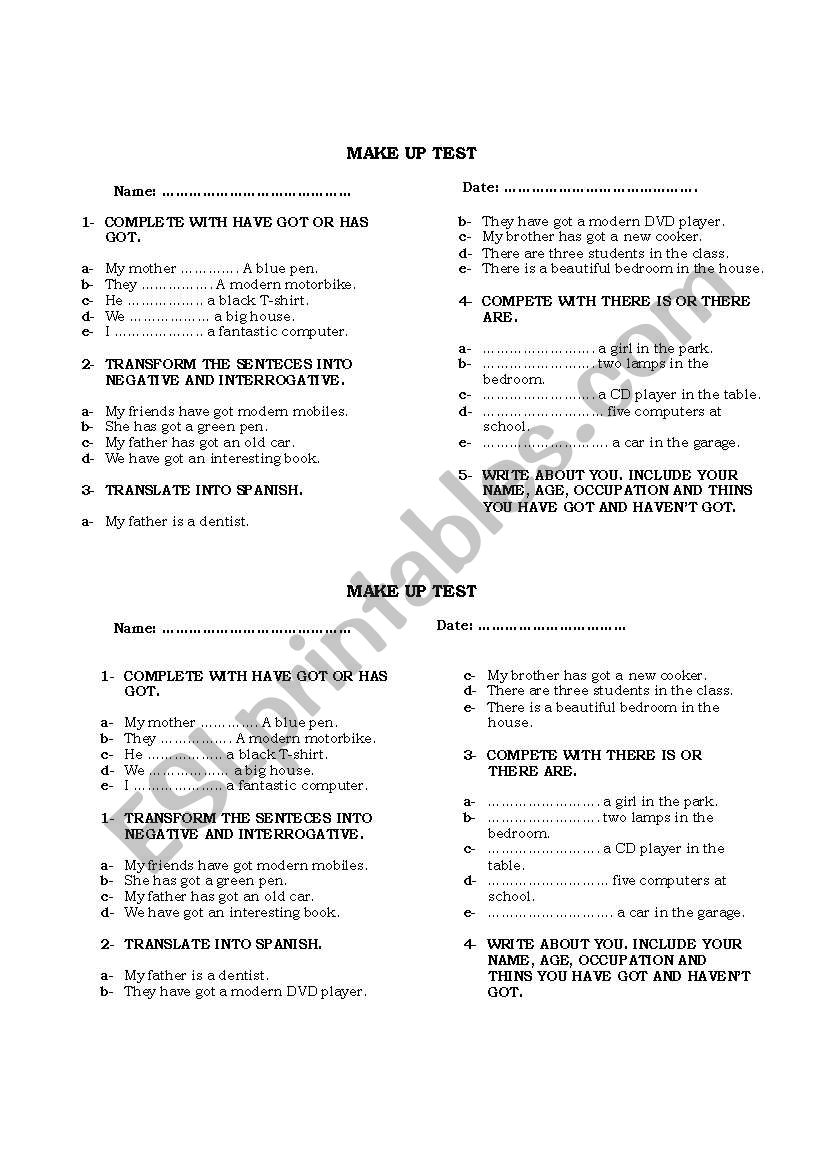 present simple exercises worksheet