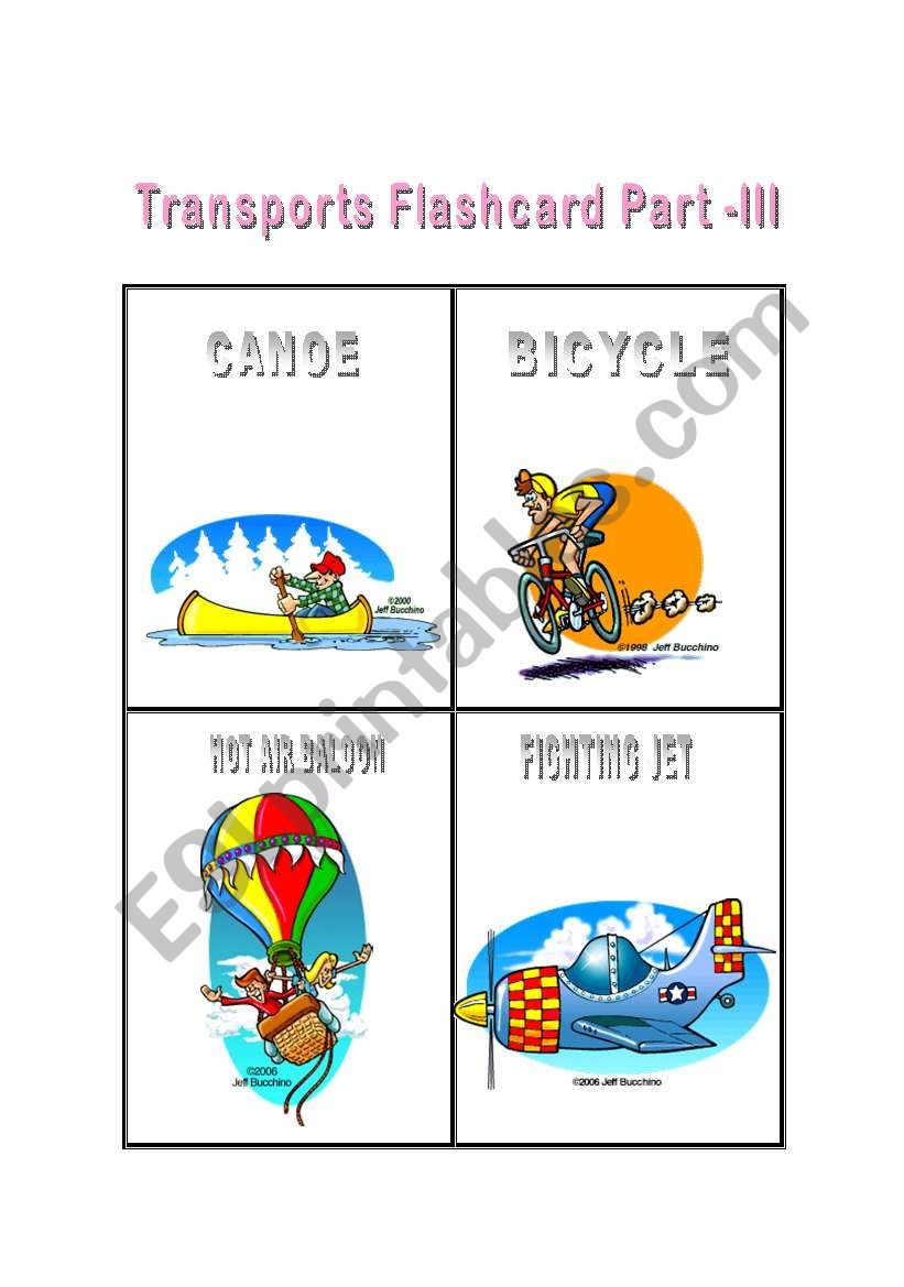 Transport - Flashcard Part - 3