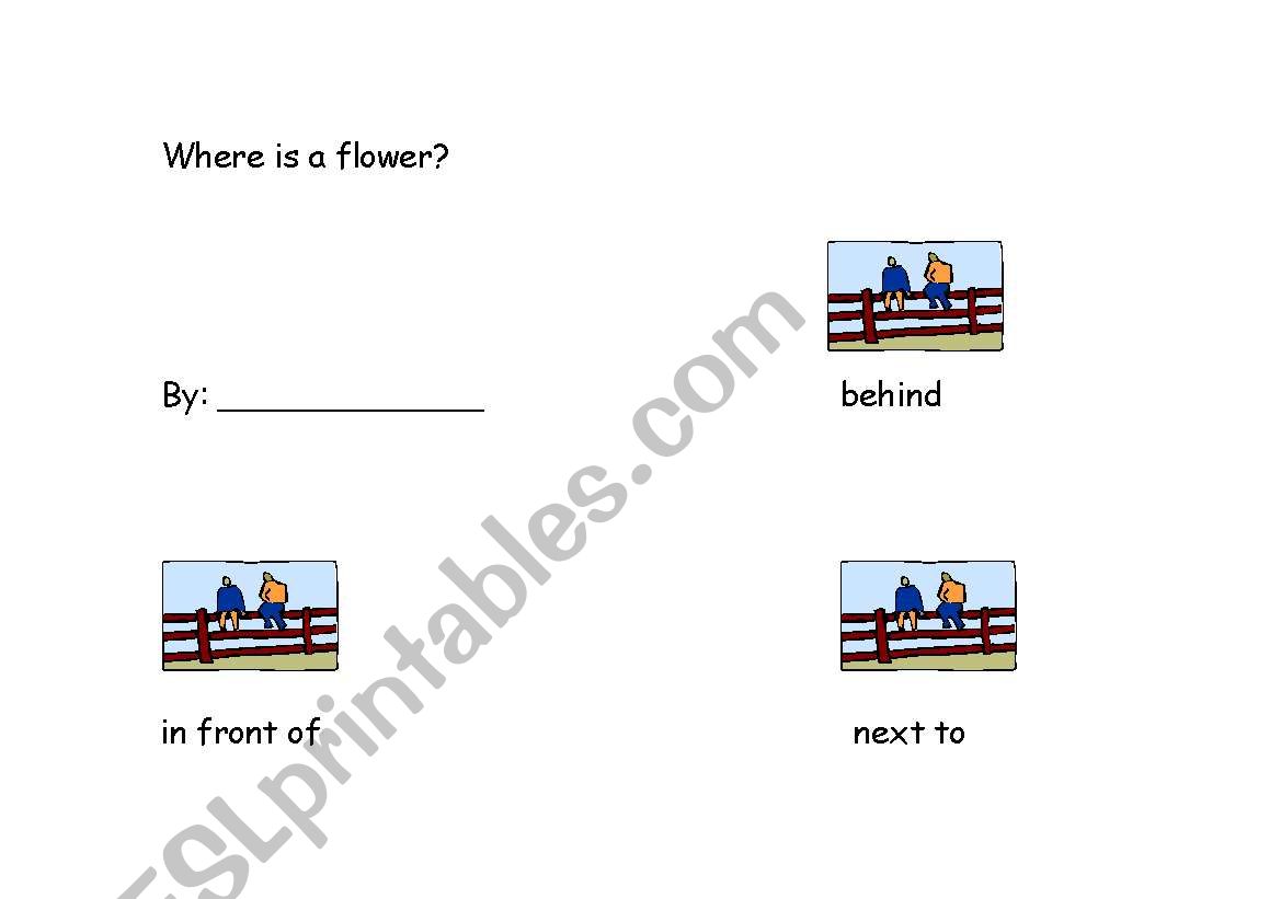where is the flower? worksheet