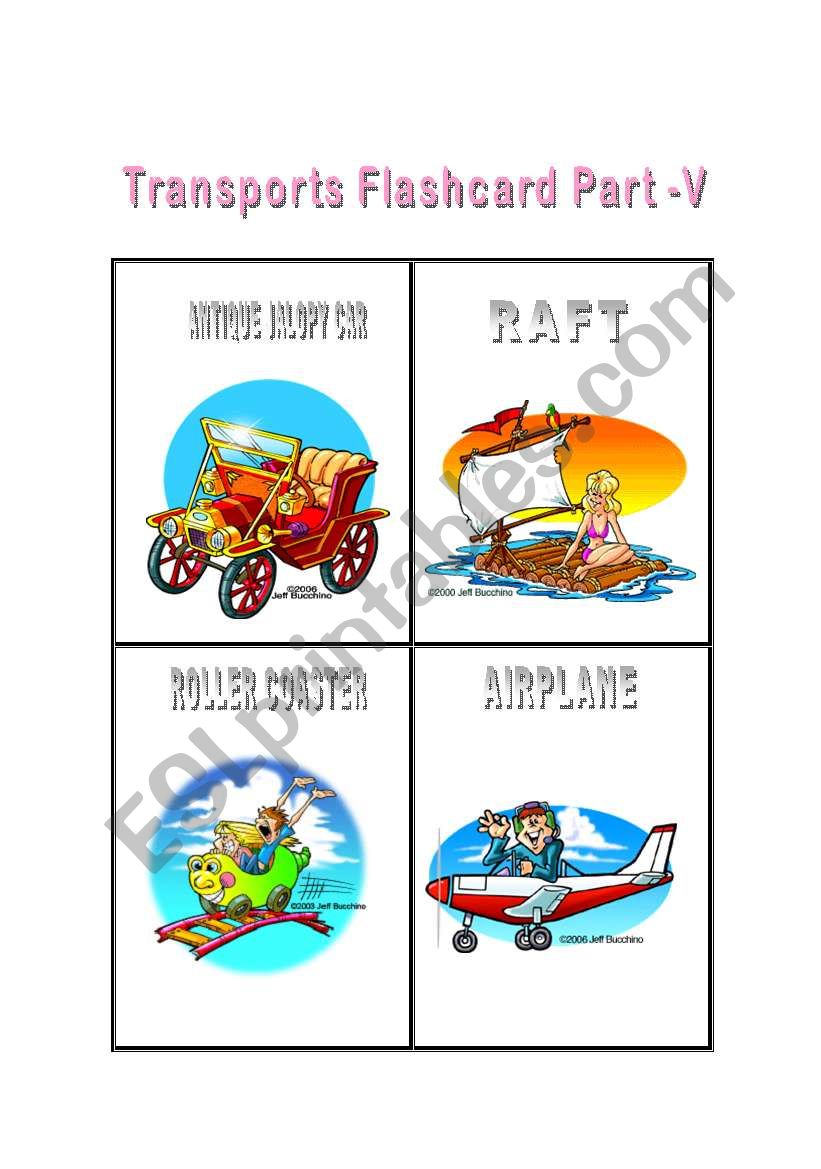 Transport - Flashcard Part - 5